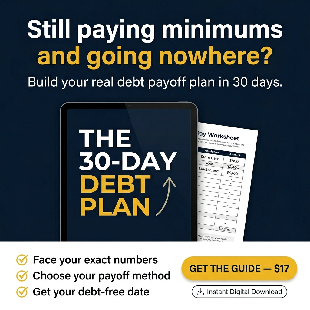 The 30-Day Debt Plan — Build Your Real Debt Payoff Plan in 30 Days